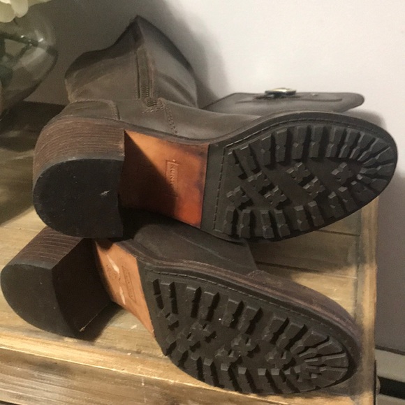 Hunter May Brown tall leather riding boots 6.5 - Picture 6 of 8